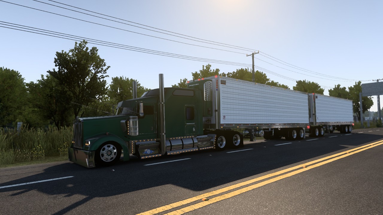 viaje de Guasave - San Blas / American Truck Simulator / kenworth w900