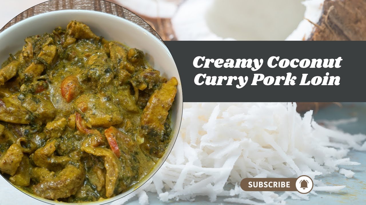 Quiet Cooking ASMR | Creamy Coconut Curry Pork Loin 