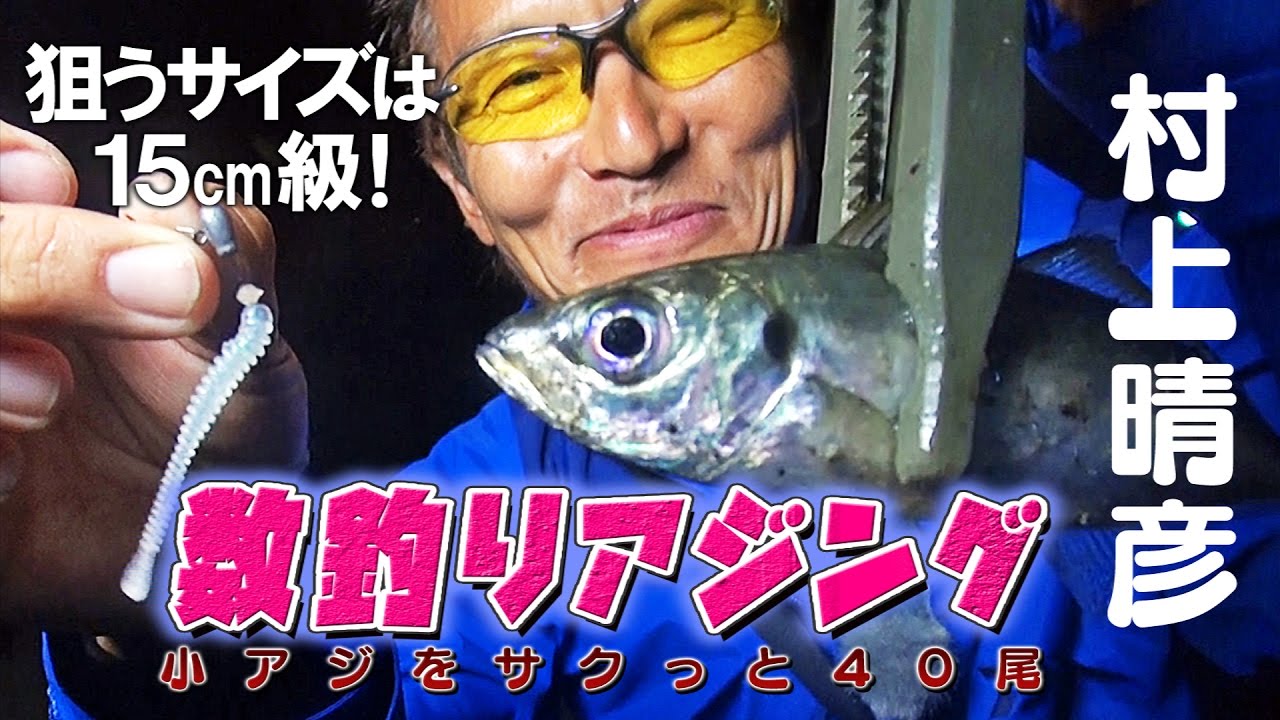 村上晴彦の数釣りアジング-狙うはサクっと小アジ40尾