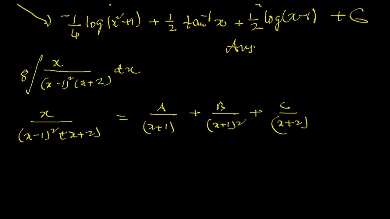 Class12, mathematics, Chapter 7 Indefinite integration, exercise 7.5 problems 7 and 8