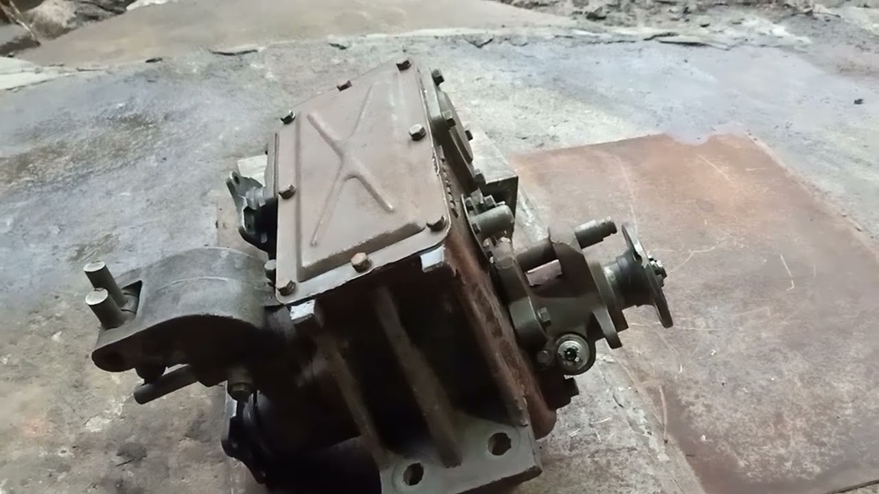 hộp số 2 cầu lắp công nông loại số to có số nhanh chậm