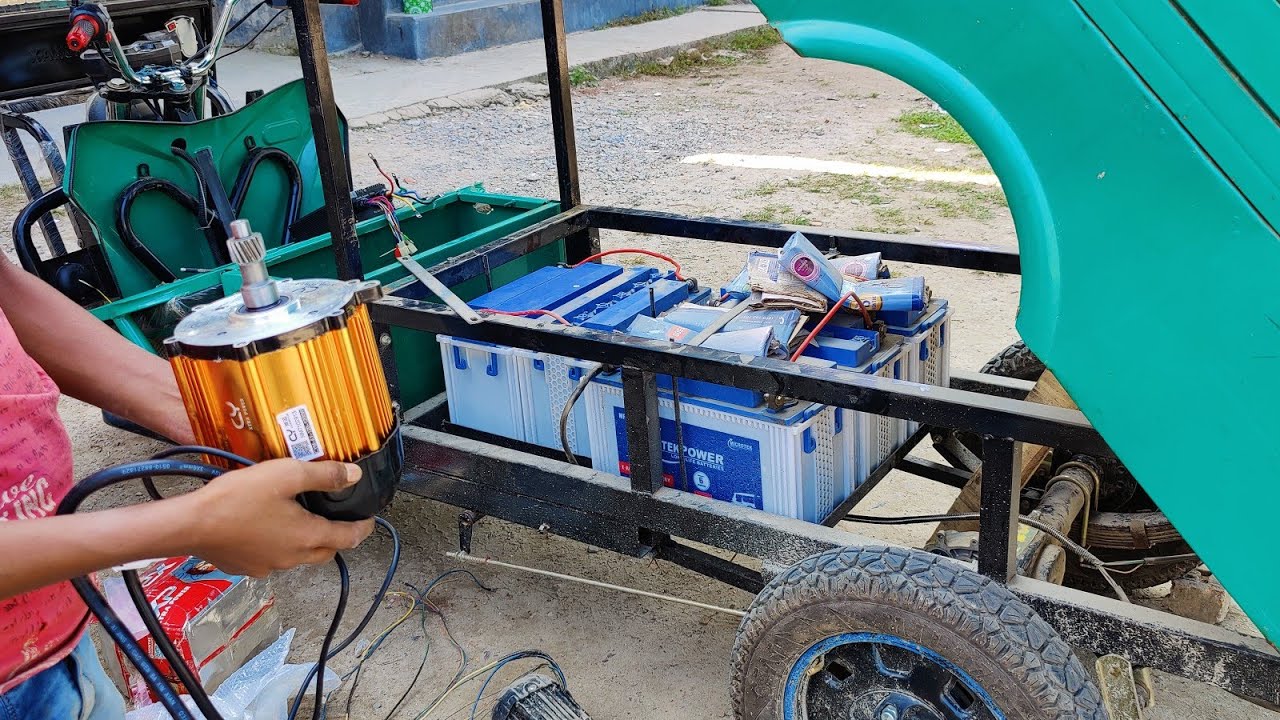 1200 Watt E Loader Motor Heating Problem| Erickshaw New Motor Connection
