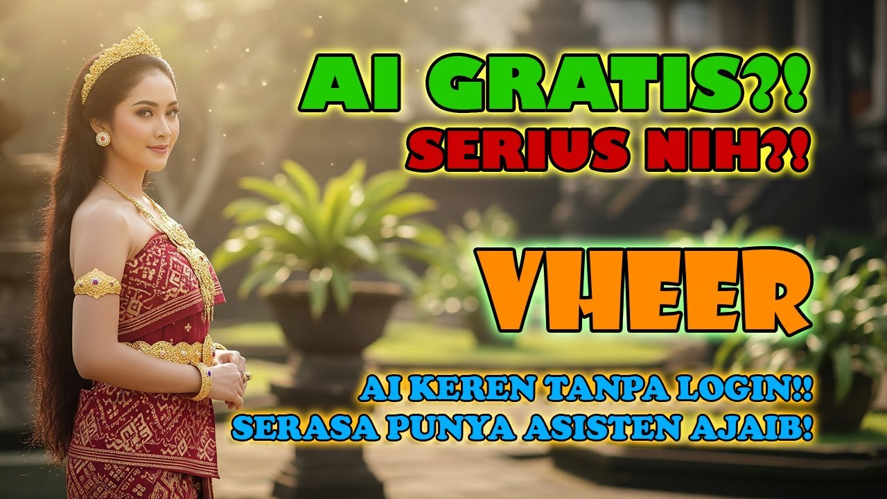 100% GRATIS!!! Tutorial Lengkap VHEER.COM: AI Generator Tanpa Login & Tanpa Bikin Akun!