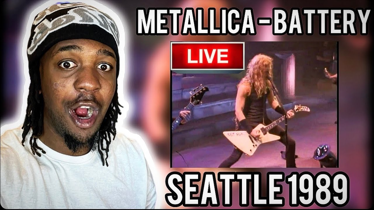 FIRST TIME REACTING to Metallica - Battery (Live in Seattle 1989)