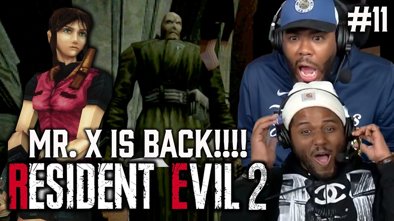 Resident Evil 2 (1998) Claire B | Mr. X BREAKS Through Walls & Clock Tower Panic | Episode 4