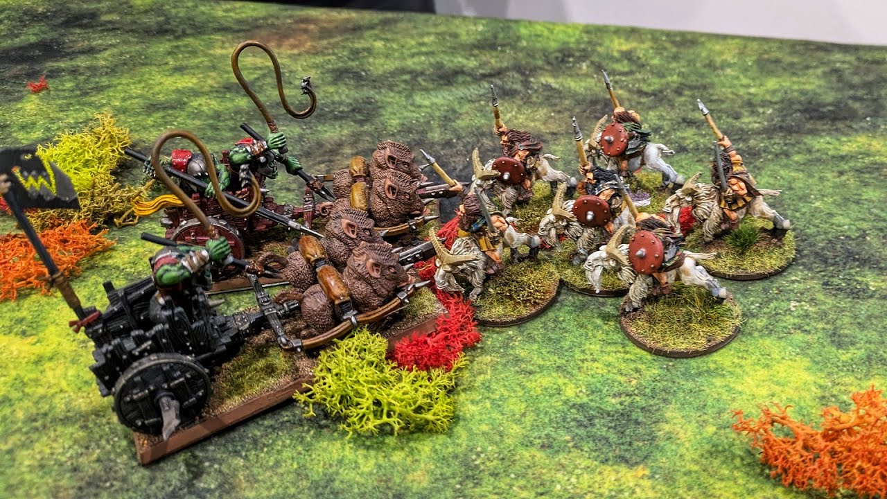 Dragon Rampant Campaign Game Two: Dwarfs v Orcs