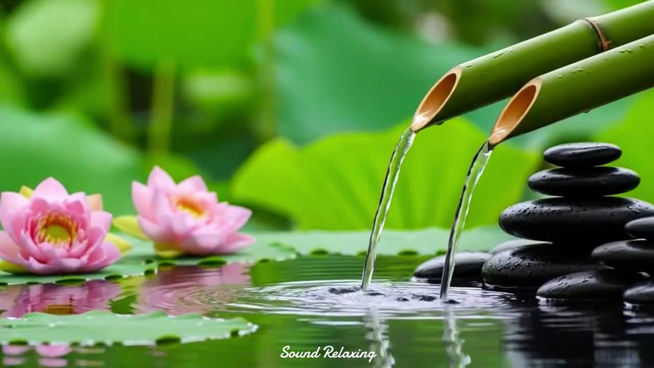 Zen Waterfall Ambience  Stress Relief, Deep Sleep & Calm Mind