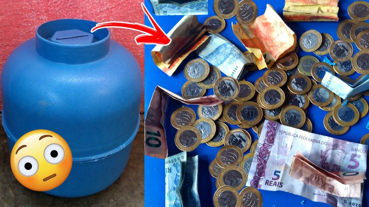 Abrindo meu cofre| foi preciso abrir| quanto tem?