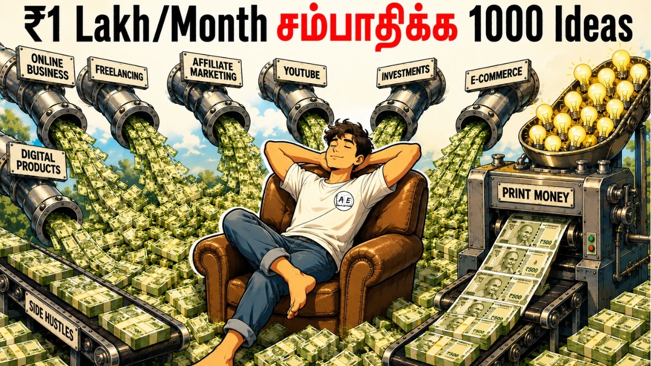 NO TIMEPASS -First ₹1 Lakh Sambadhikka 1000 Ways| One Thousand ways to Make $1000 Book Summary Tamil