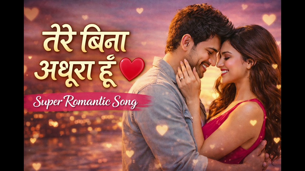 तेरे बिना अधूरा हूँ 💕 | New Hindi Romantic Song | Best Love Song 2026. #romanticsong #hindilovesong 