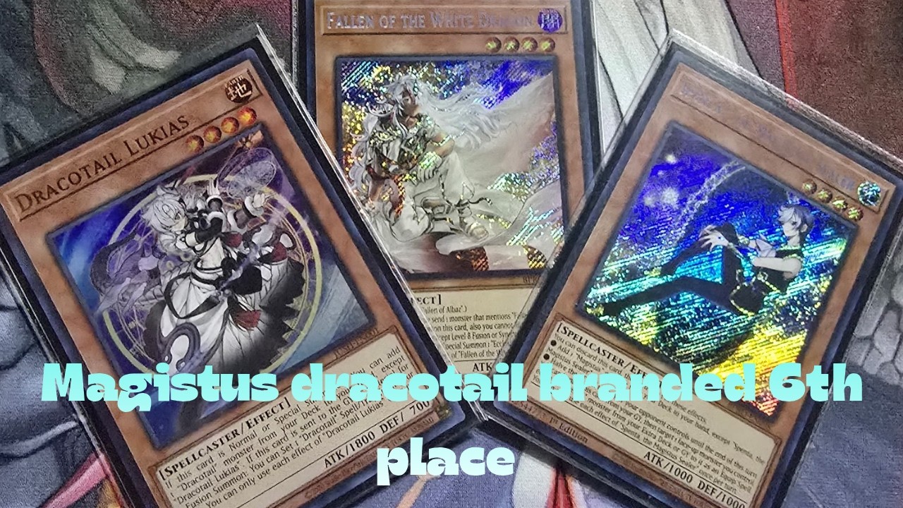 6th place Magistus Dracotail Branded Regional Deck List ft.  Bruce Menard