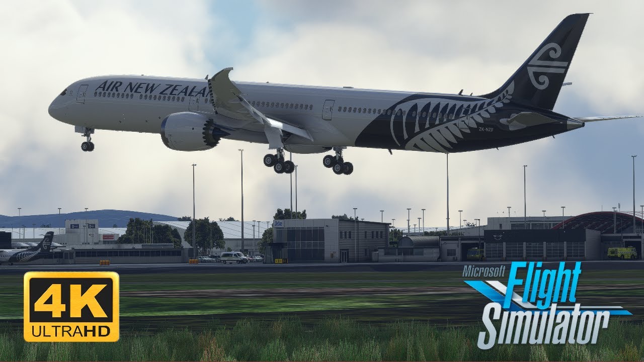 Flight Simulator 2020 STUNNING VISUALS | Boeing 787 Landing at Auckland | 4K ULTRA GRAPHICS