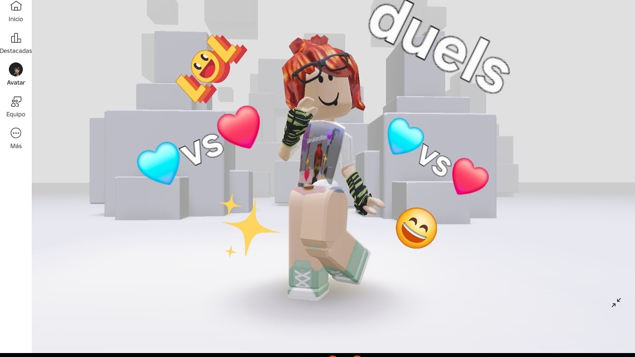 Jugando duels 🩵vs❤️