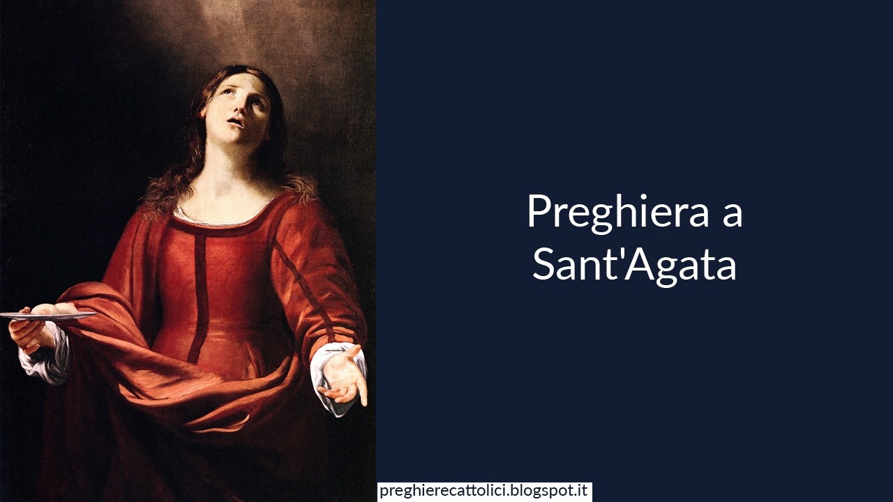 Preghiera a Sant'Agata