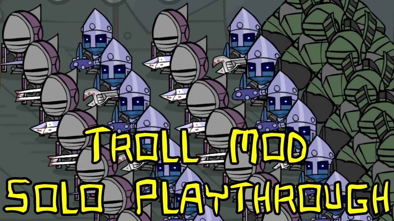 Troll Mod Solo Insane Playthrough - Castle Crashers