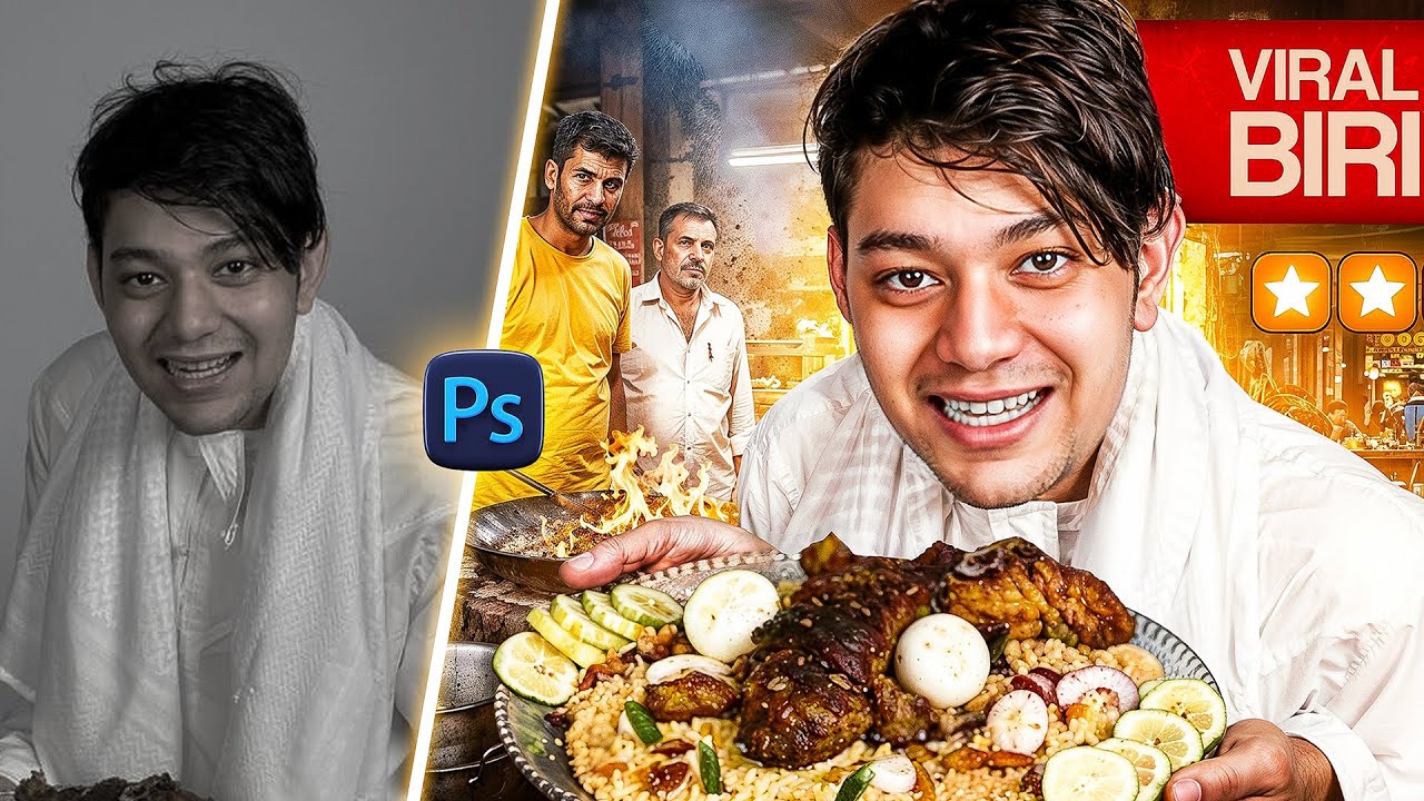 Make PROFESSIONAL Youtube Thumbnails in Photoshop Full Process !
