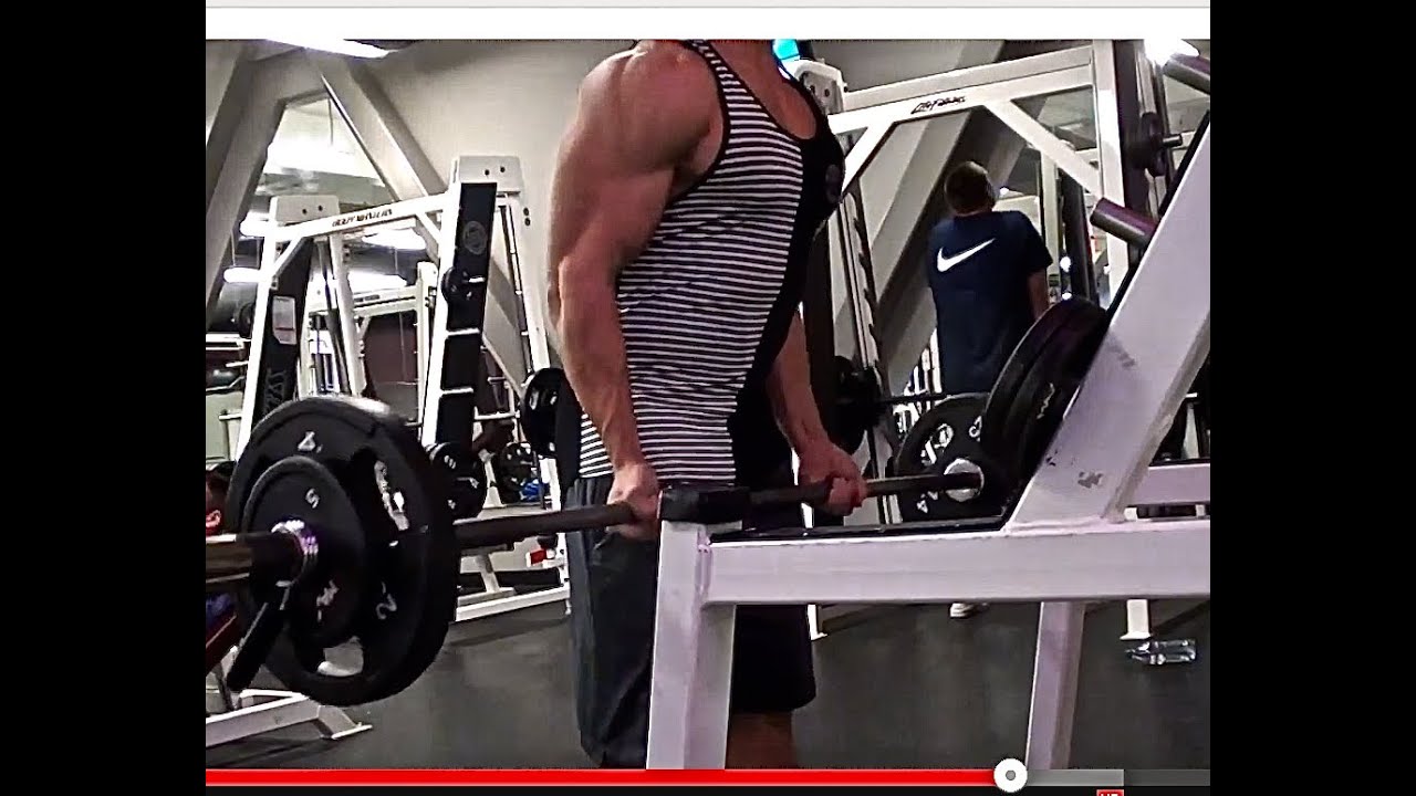 Bodybuilding for Teenagers, OHP 200x5, Curls in Squat rack (Vlog #174)