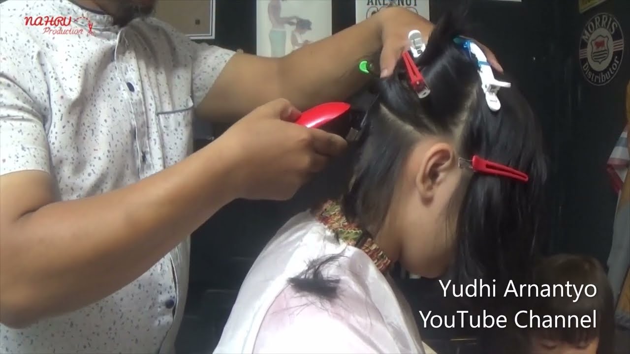 Women Gets Undercut || Video Compilation || Tukang Cukur Undercut Rambut Wanita