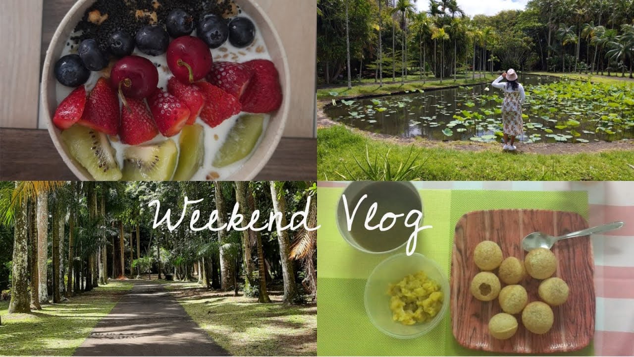 Weekend Vlog | Explore Mauritius | Karoke night | Panipuri | Pamplemousse botanical park