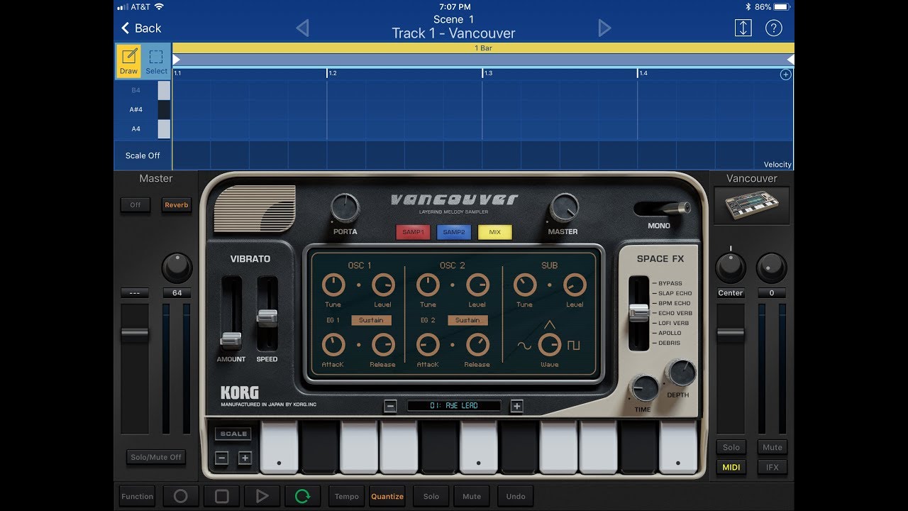 New Korg Gadget Vancouver, using your own samples, plus first look on Apple iOS