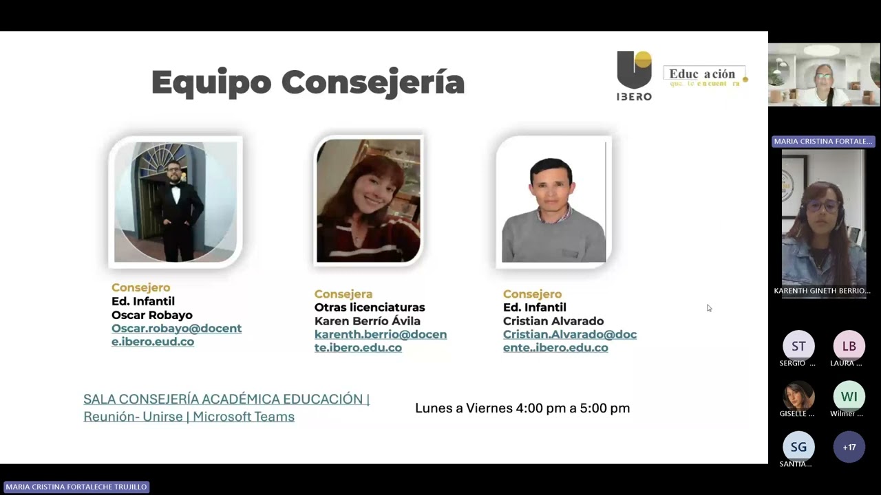 Bienvenida estudiantes de la Licenciatura en Humanidades y Lengua Castellana