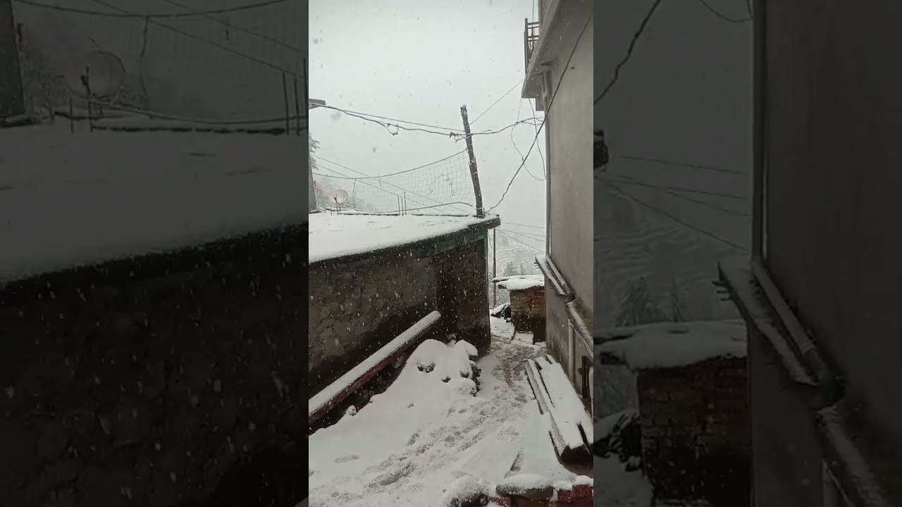 🌨️ snowfall chamba himachal ❤️snow update