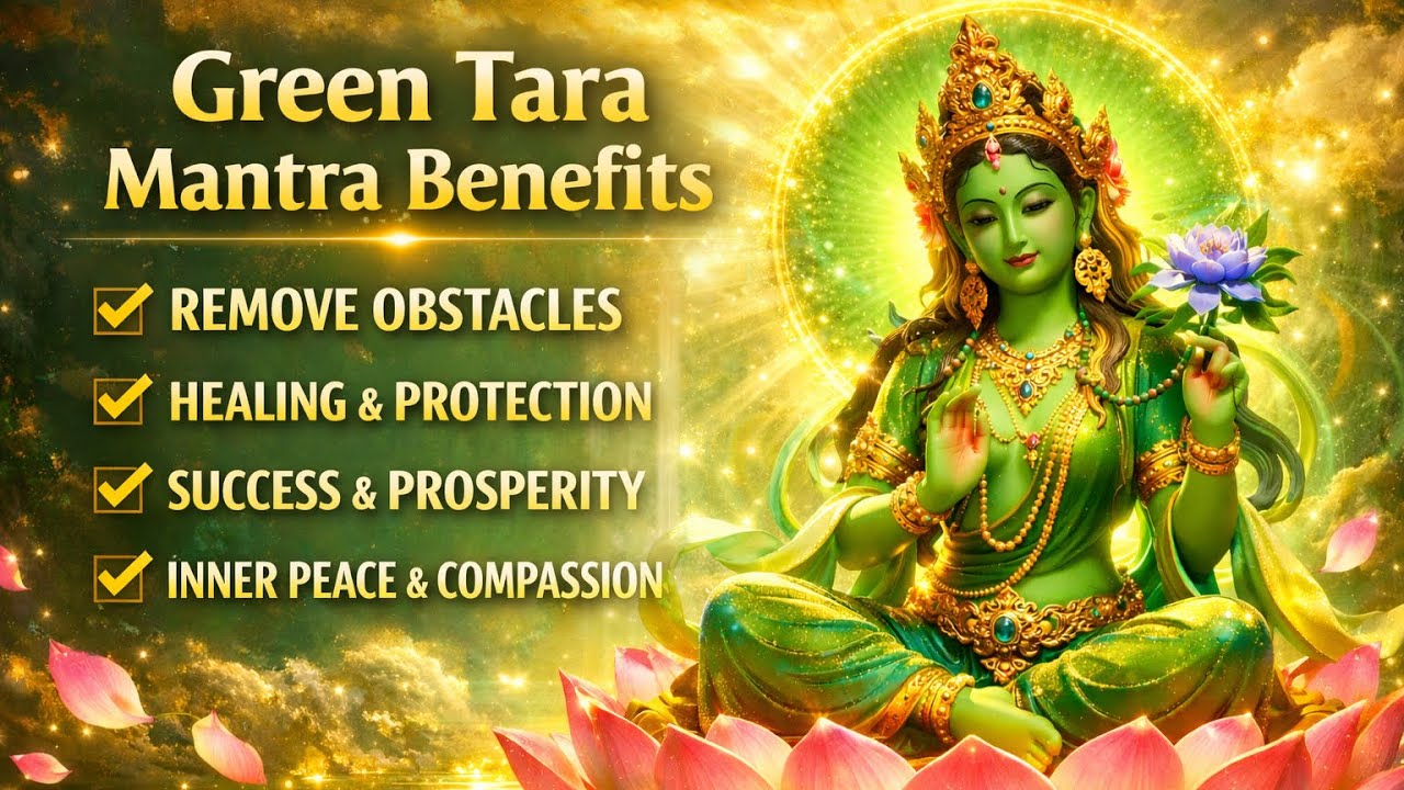 Green Tara Mantra | Om Tare Tuttare Ture Soha | Powerful Healing & Protection