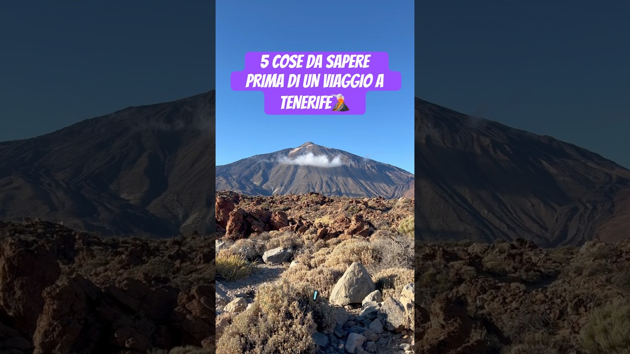 5 cose da SAPERE prima di un VIAGGIO a TENERIFE🌋