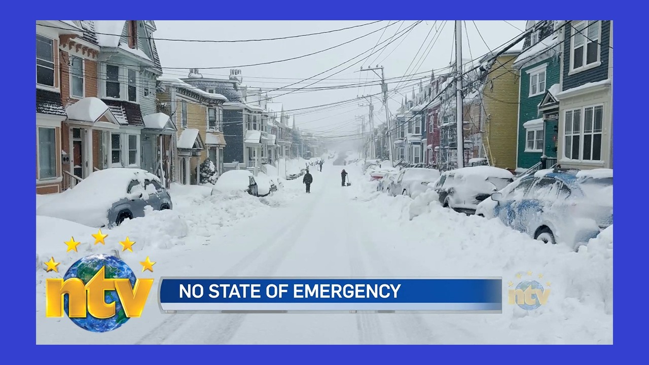 City of St. John's will not declare state of emergency as snow cleanup continues