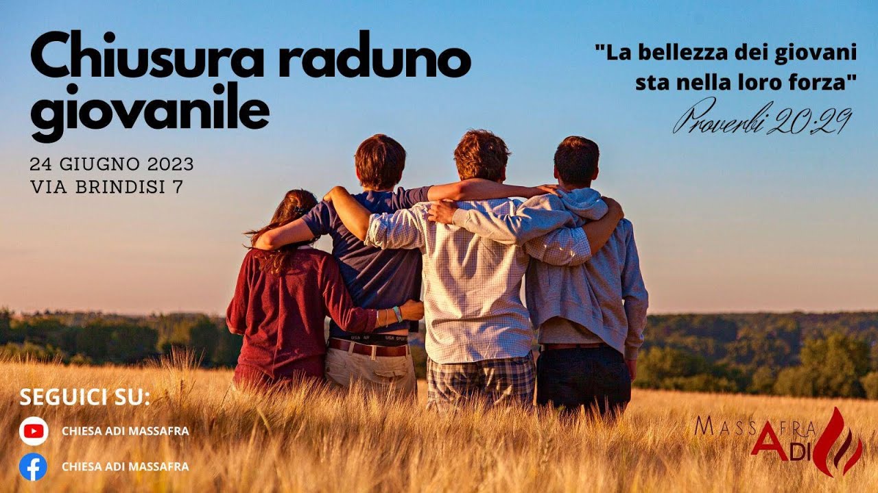 Chiusura Raduno Giovanile, sabato 24 giugno 2023, Pastore ospite Luigi Rotunno