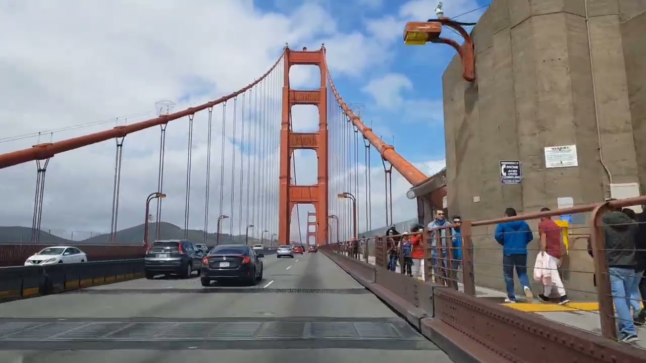 Crossing GGB on April 15th 2018 🤘🏽😊Heading my Way to Metallica on my 40th Bday