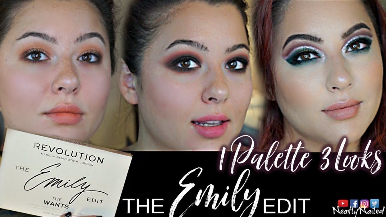 THE WANTS by Makeup Revolution X Emily Noel Review - 1 Palette/3 Looks