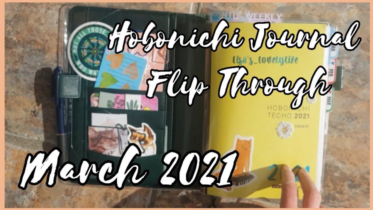 Hobonichi Creative Journal Flip Through for March 2021