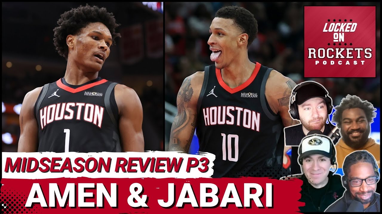 Houston Rockets Midseason REVIEW: Amen Thompson's Point Guard GROWTH & Jabari Smith Jr.'s STRUGGLES
