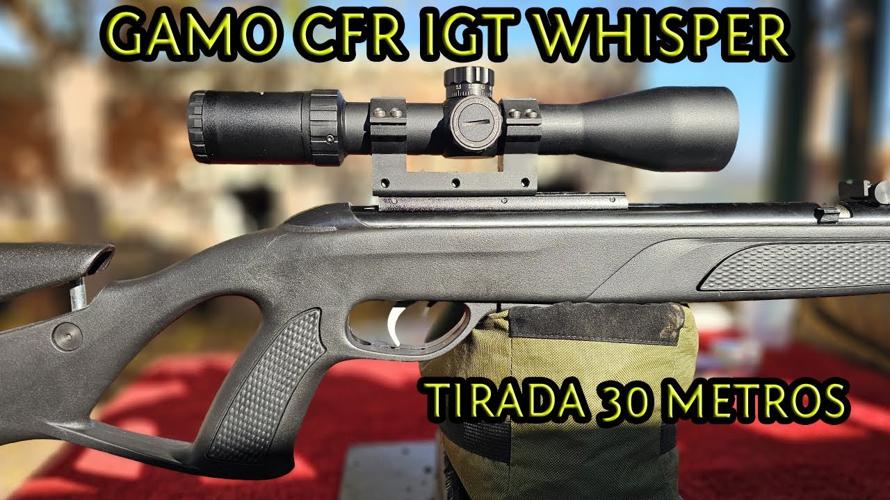 ¿EL CAÑÓN FIJO MARCA LA DIFERENCIA? 🎯 Gamo CFR Whisper IGT 5,5mm (20J): Test a 30 METROS