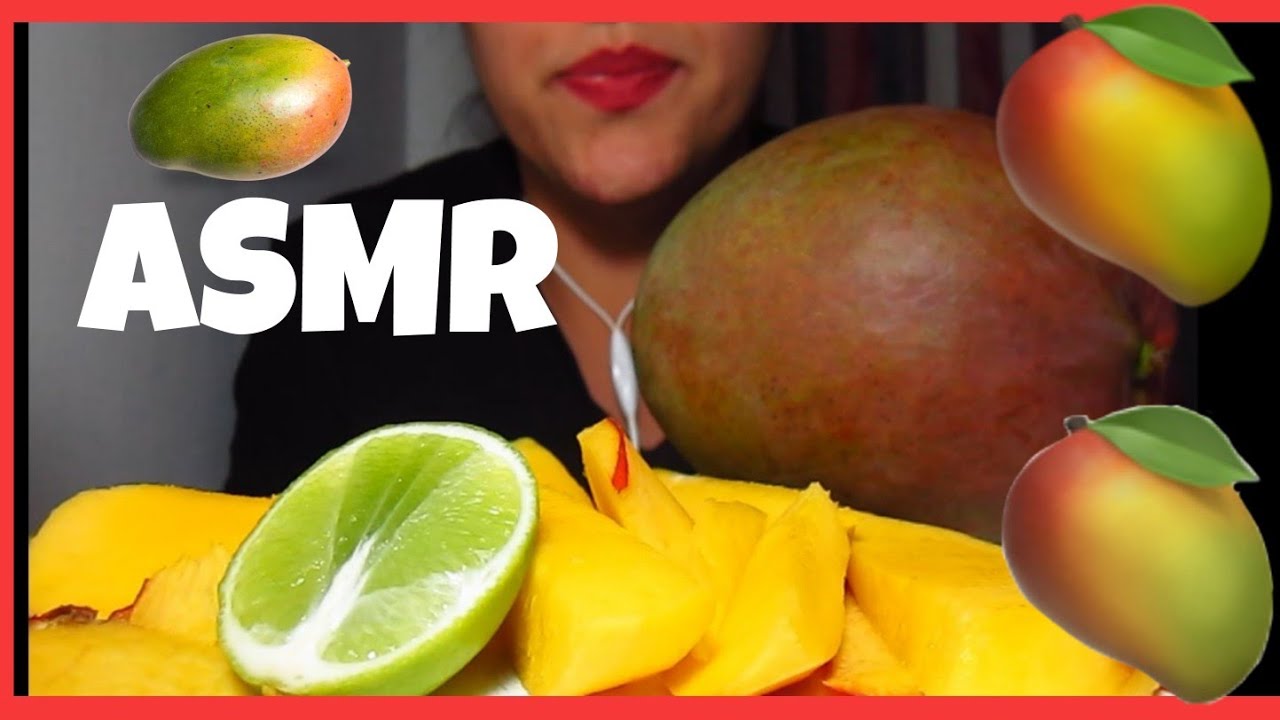 ASMR mango con limón 🍋 y sal 😋😋😋😋