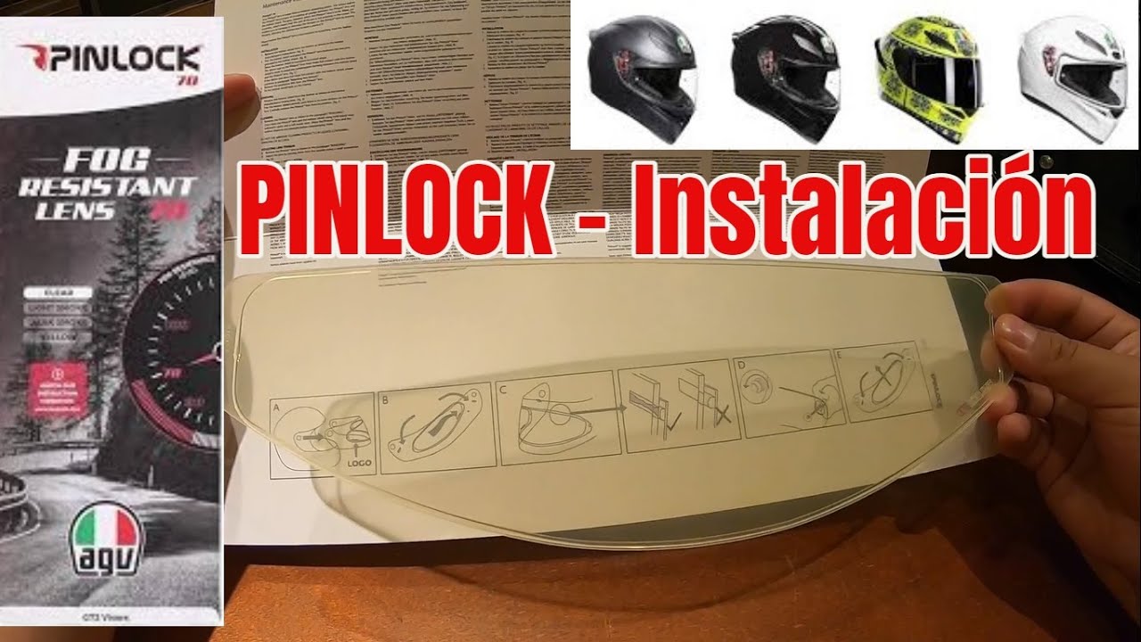 PINLOCK Antiempañante Antibaho - En casco AGV K1 - Unboxing
