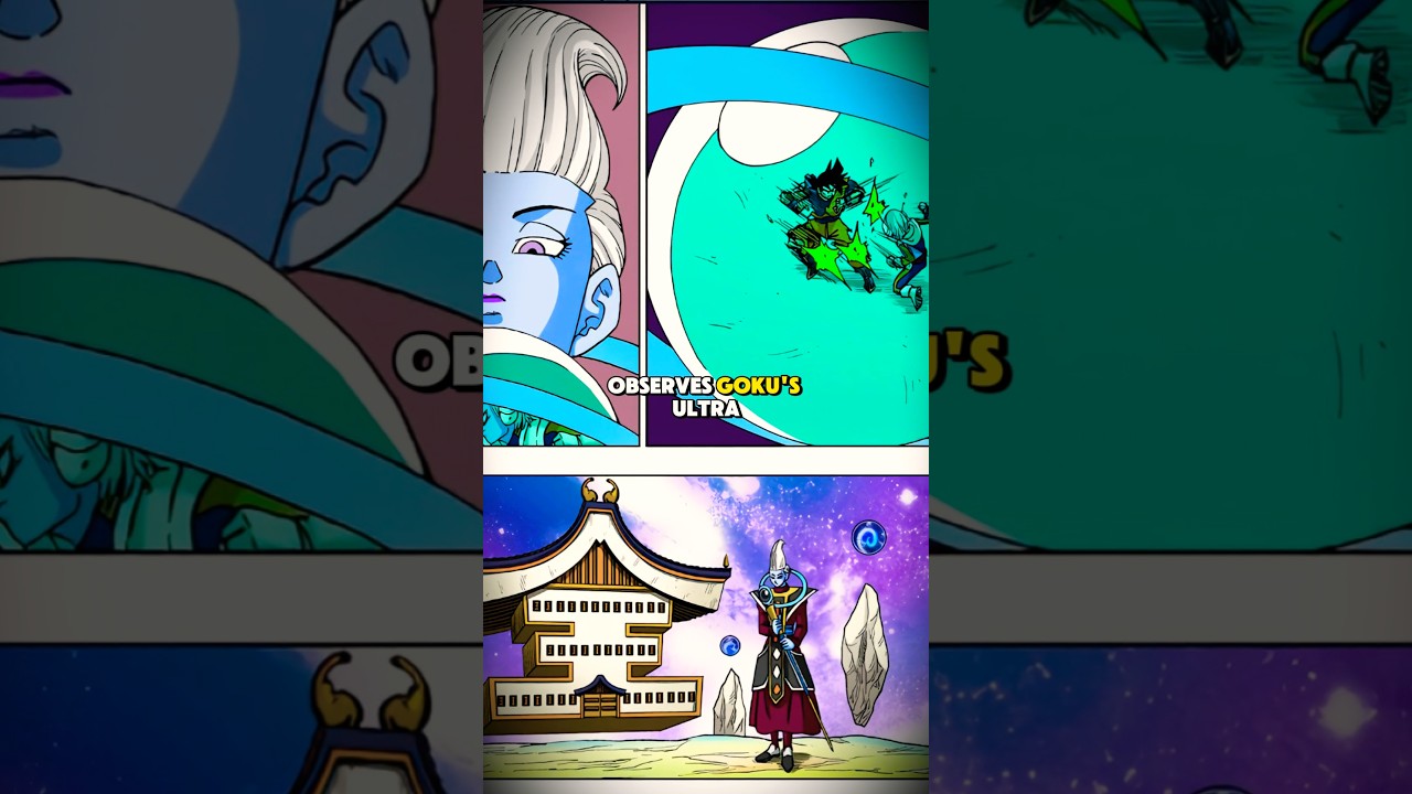 Whis asks grand priest about meerus&rsquo;s true identity #dragonballsuper #fyp #anime #shortvideo #shorts