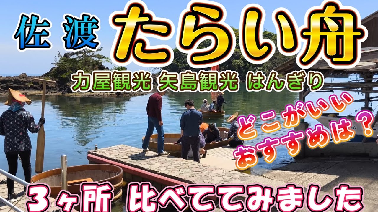 たらい舟　比較 　矢島観光　力屋観光　はんぎり　３ヶ所 比べてみました　たらい船おすすめ