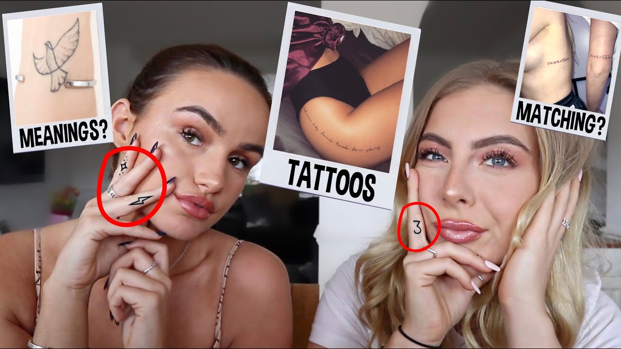 TATTOOS? MEANINGS? REGRETS? SHOW AND TELL | Syd and Ell