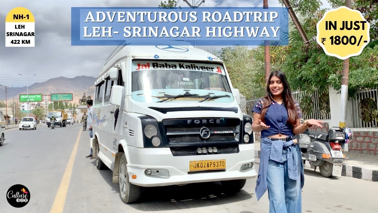 Ep-14 Leh to Srinagar in just ₹ 1800 /- only Tempo traveller adventures journey -Leh Kashmir series