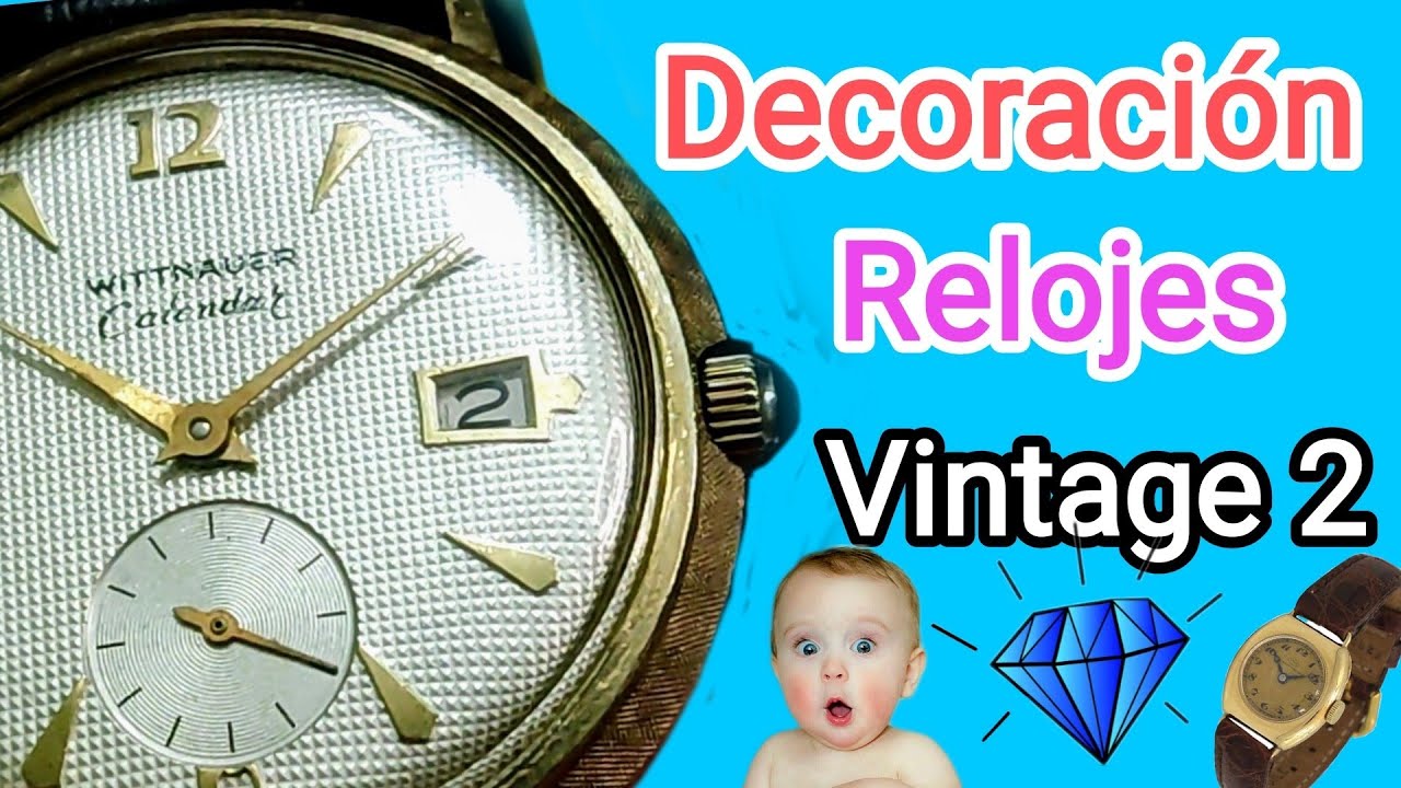 Decoración relojes vintage 2