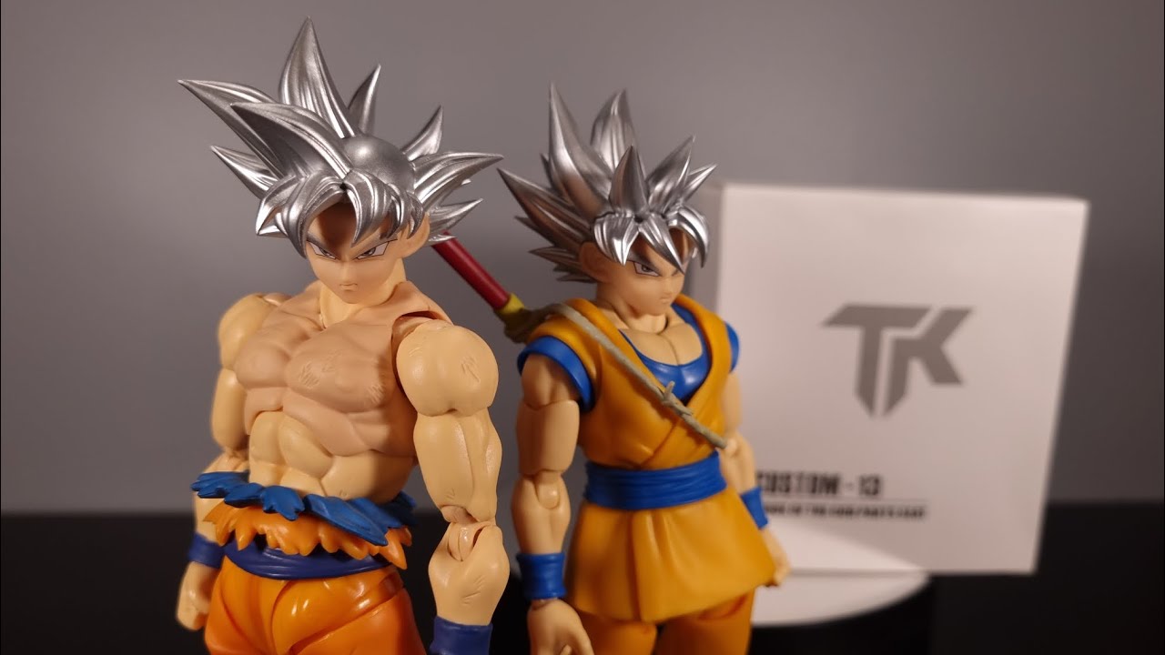 Набор фигурок Goku Ultra Instinct UI от TK Custom 3rd Party Figuarts — Silver Version 13 — Обзор