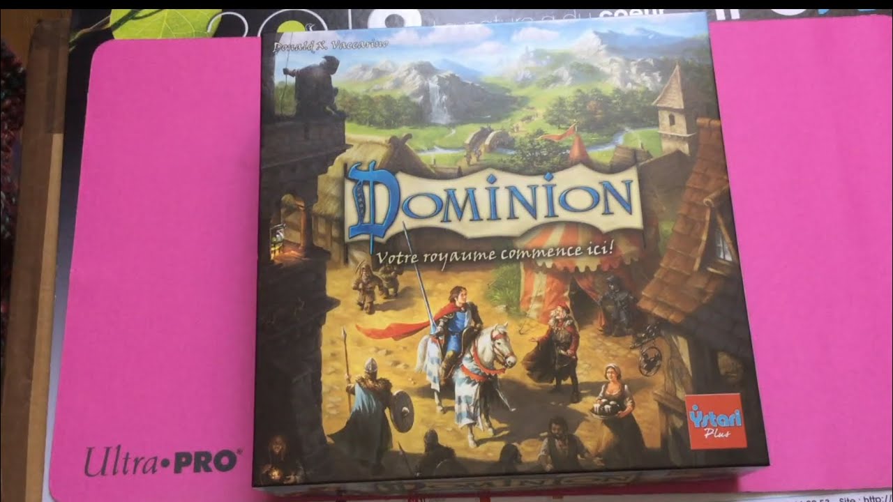 Présentation et partie complète challenge solo Dominion