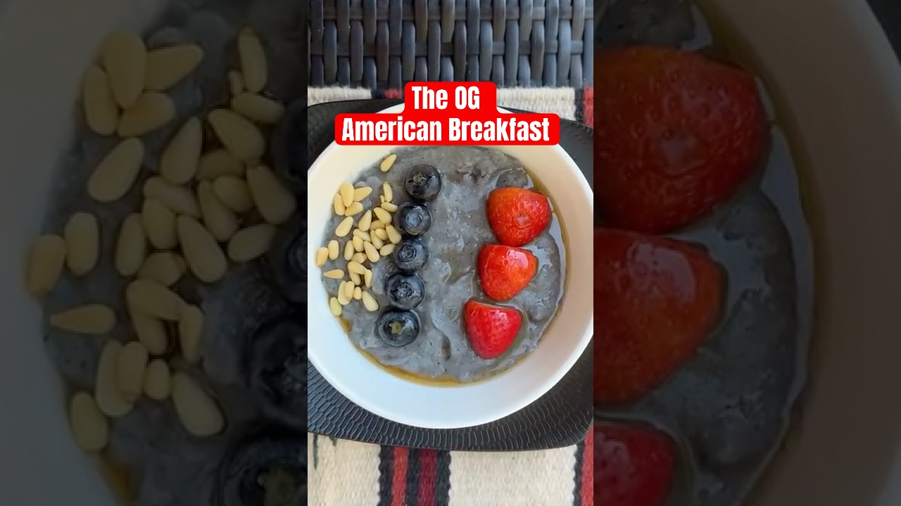 The OG American Food - Navajo Blue Corn Mush 🌽 #recipes #foodhistory #navajonation