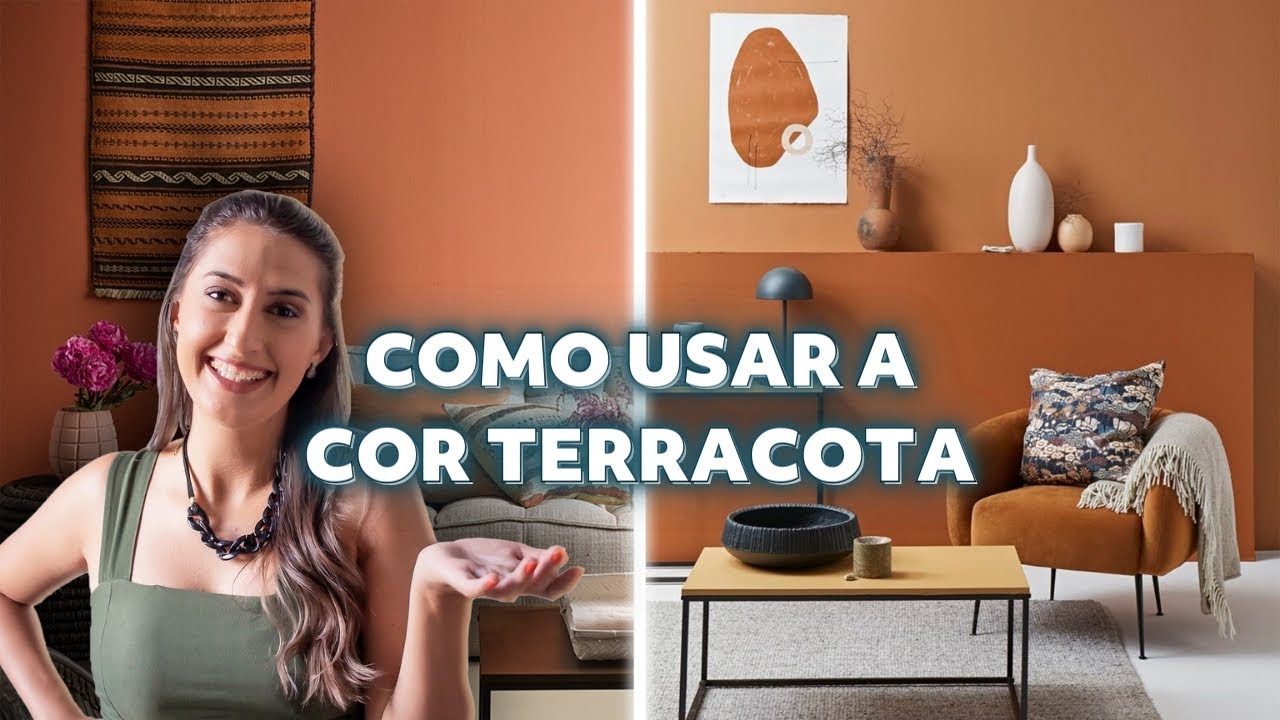 Como usar a COR TERRACOTA na Decoração