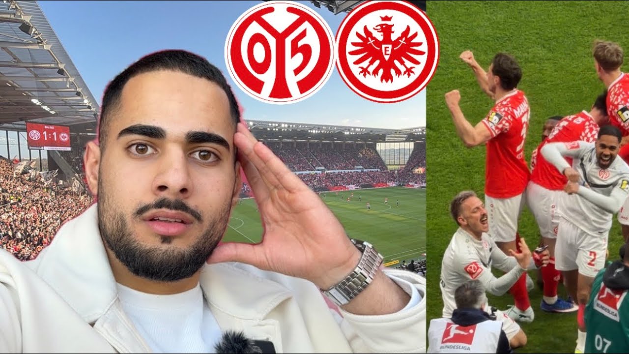 MAINZ GEWINNT DERBY 😍 PAUL NEBEL UNAUFHALTSAM 🧨 Mainz05 vs. Eintracht Frankfurt Stadionvlog 🏟️