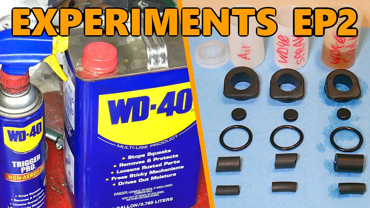 WD-40 Long-Term Exposure Testing on Rubber Parts (Experiments Ep.2)
