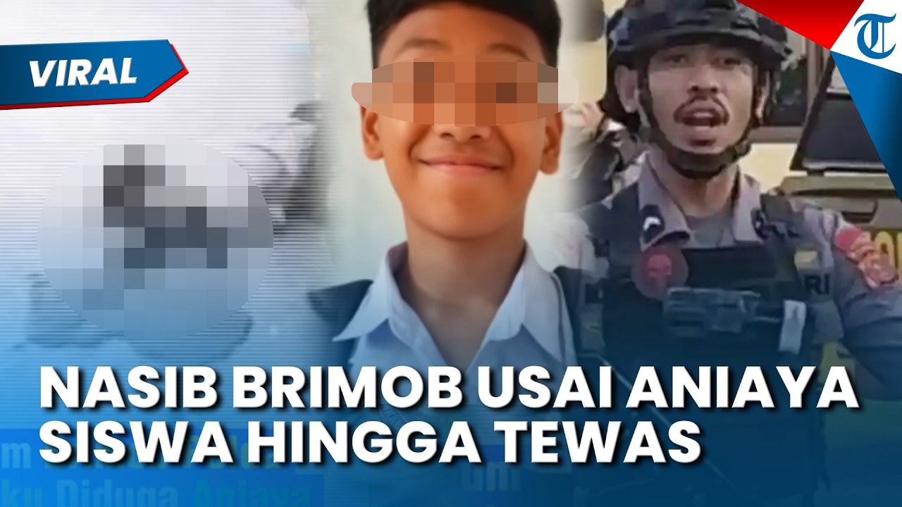 NASIB BRIMOB MS DI UJUNG TANDUK Usai Aniaya Siswa Pakai Helm Berujung Tewas, Mabes Polri Minta Maaf