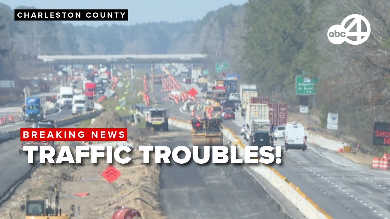 Crashes and construction chaos brings South Carolina traffic to halt!
